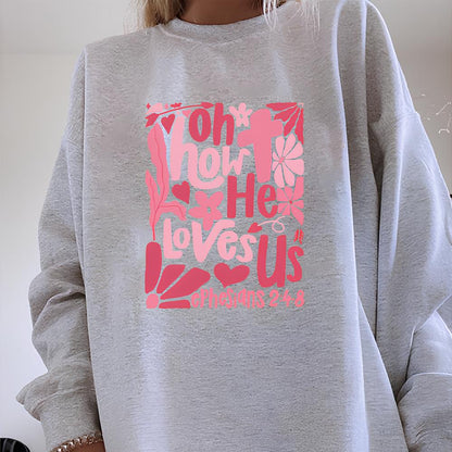 Oh comme il nous aime Sweat-shirt unisexe Christian Valentine