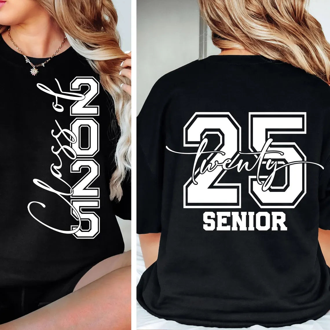 Custom Senior 2025 T-shirt – Personalized Graduation Hoodie