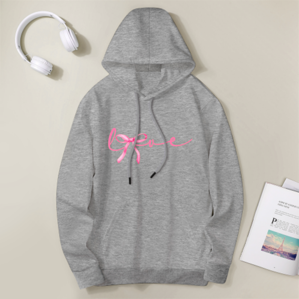 Sweat à capuche pour couple avec imprimé papillon et nœud - Cadeau romantique pour la Saint-Valentin