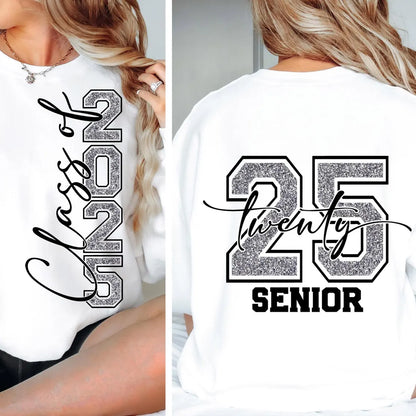 Custom Senior 2025 T-shirt – Personalized Graduation Hoodie