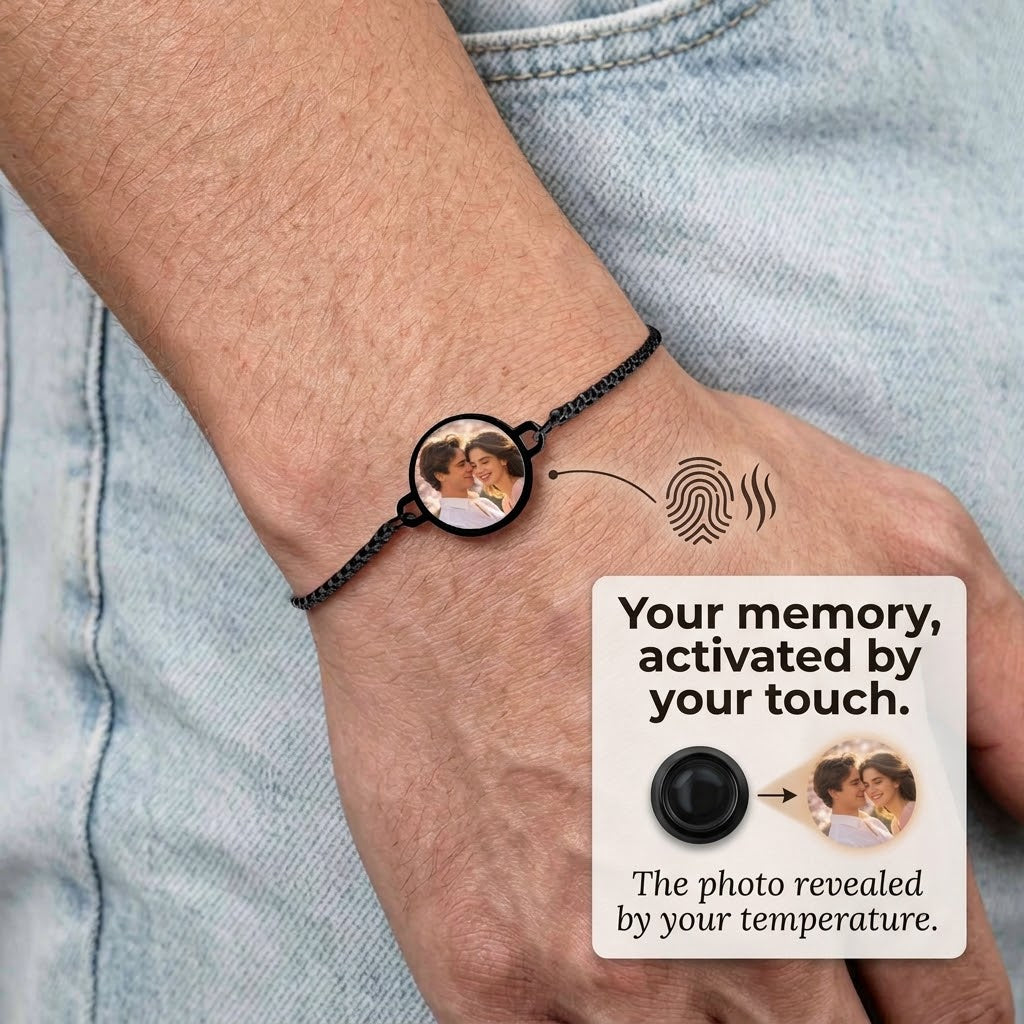 Personalized Hidden Photo Bracelet | Heat Activated Gift