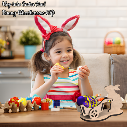 Easter Bunny Wheelbarrow Gift - Perfect Easter Holiday Present