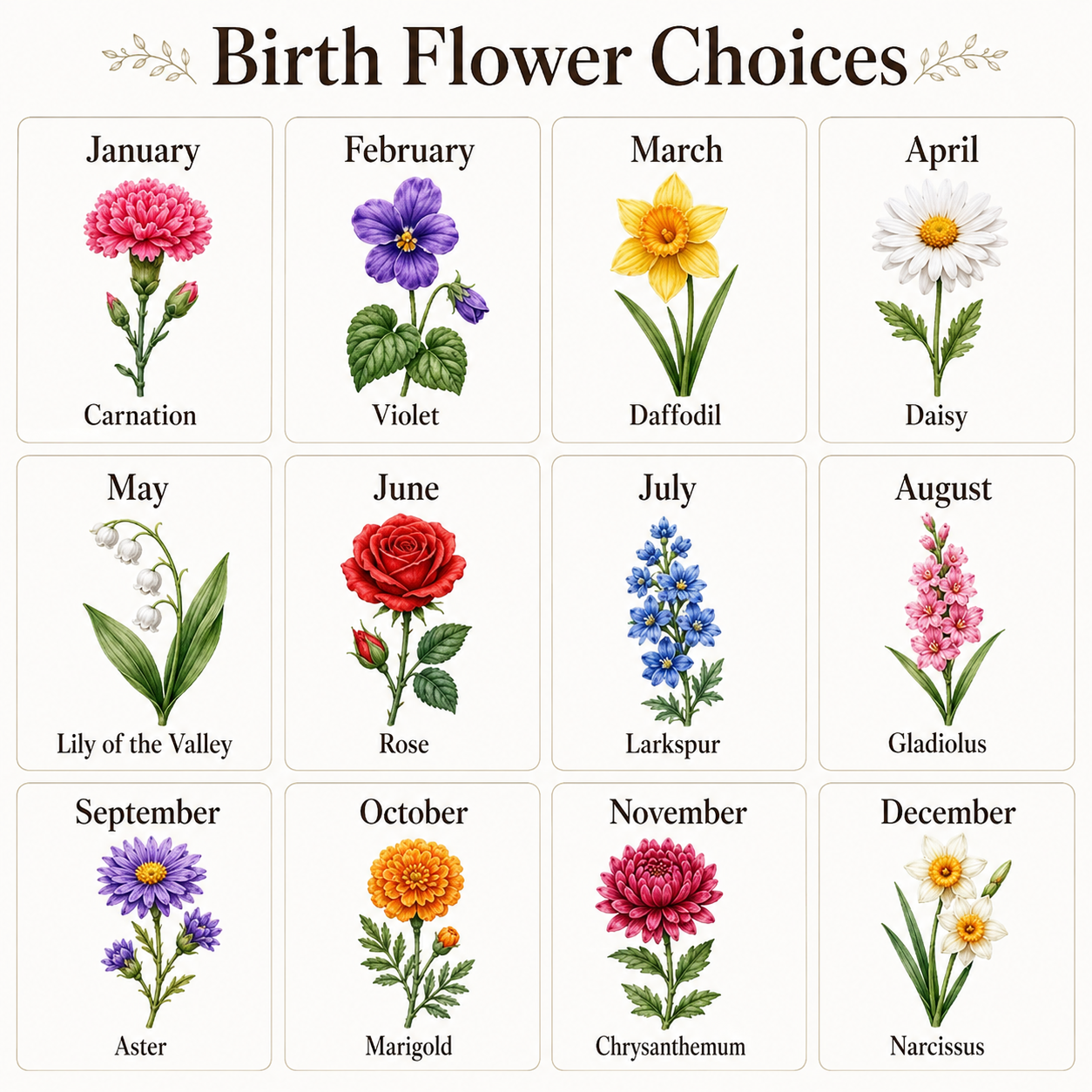 Personalized Crochet & Knitting Bag – Embroidered Name & Birth Flower