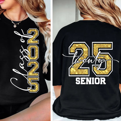 Custom Senior 2025 T-shirt – Personalized Graduation Hoodie