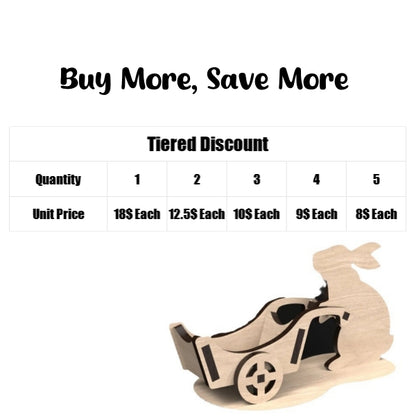 Easter Bunny Wheelbarrow Gift - Perfect Easter Holiday Present