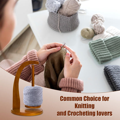 Custom Magnetic Yarn Ball Holder | Rotating Yarn Feeder for Knitters