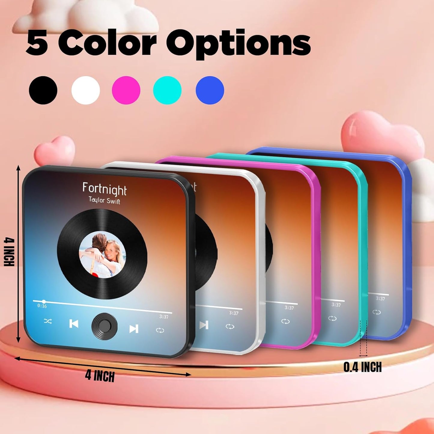 Custom Music Photo Magnet – Bluetooth/MP3 Plaque Gift