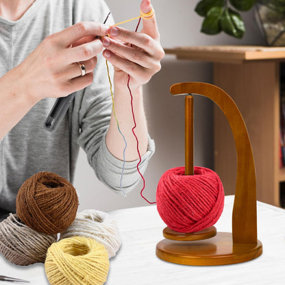Custom Magnetic Yarn Ball Holder | Rotating Yarn Feeder for Knitters