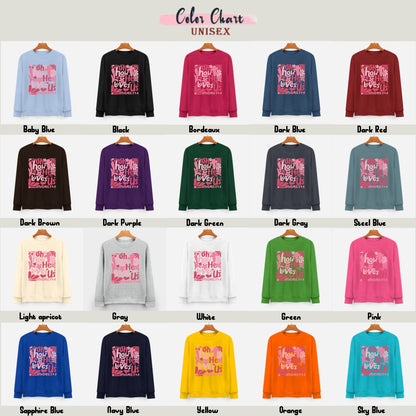 Oh comme il nous aime Sweat-shirt unisexe Christian Valentine