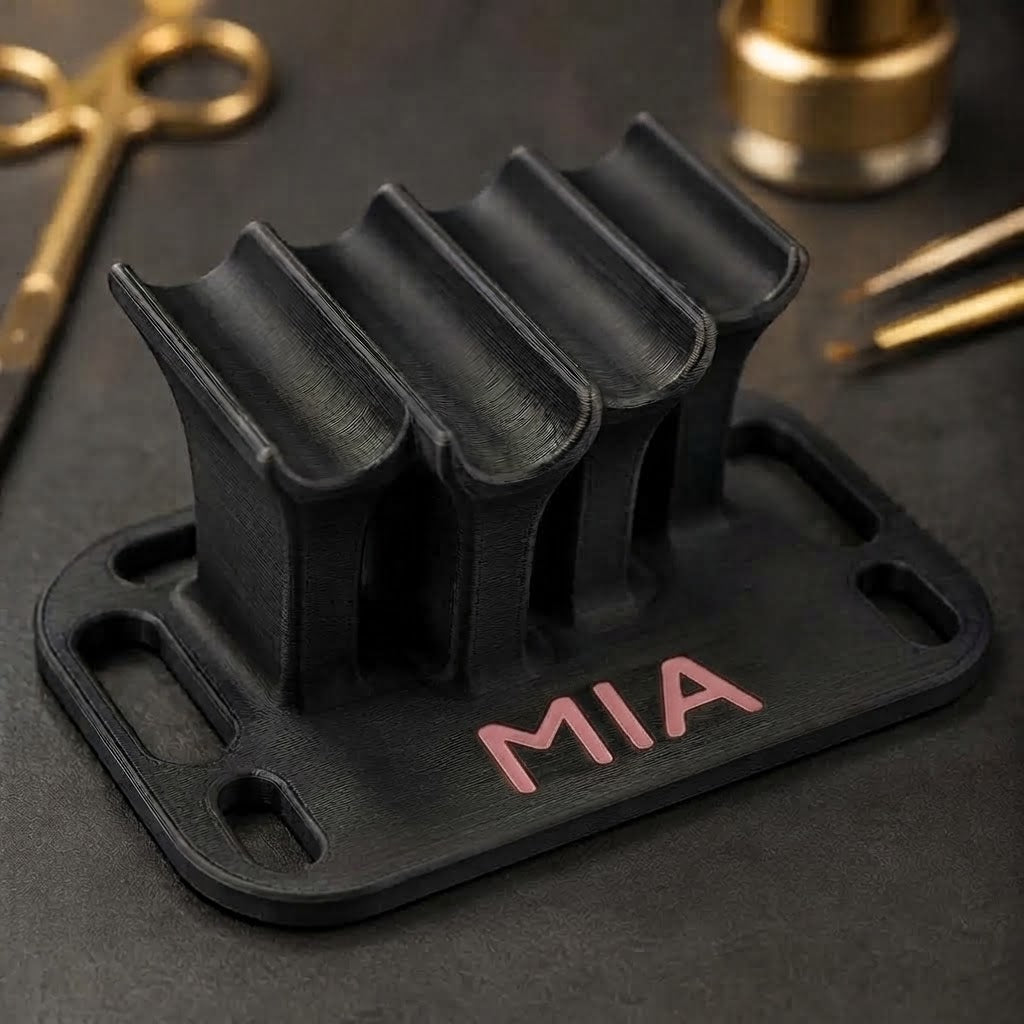 Personalized Nail Art Station – Custom Name Finger Support Stand