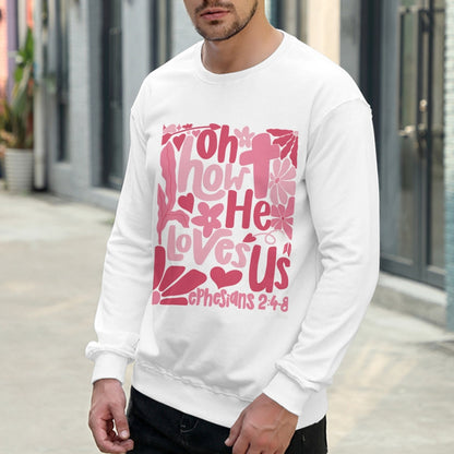 Oh comme il nous aime Sweat-shirt unisexe Christian Valentine
