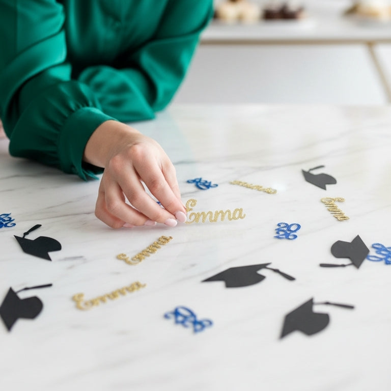 Graduation Confetti – Personalized Name & Year, Color