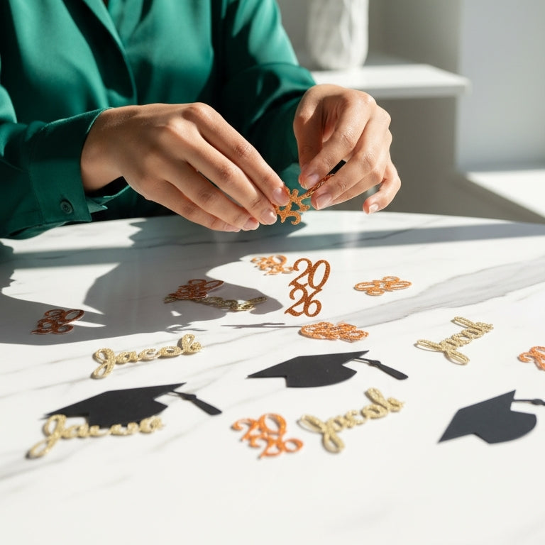 Graduation Confetti – Personalized Name & Year, Color
