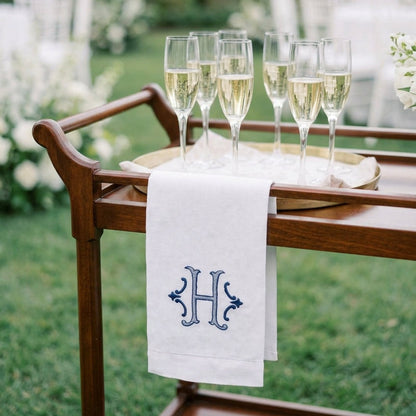 Monogram Hand Towel | Custom Embroidered Guest Towel Hostess gift
