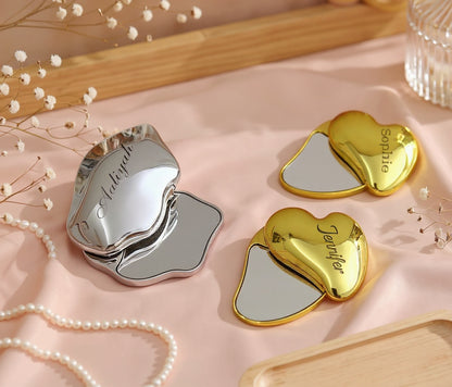Personalisierter Kompaktspiegel – Geschenk für die Brautjungfer