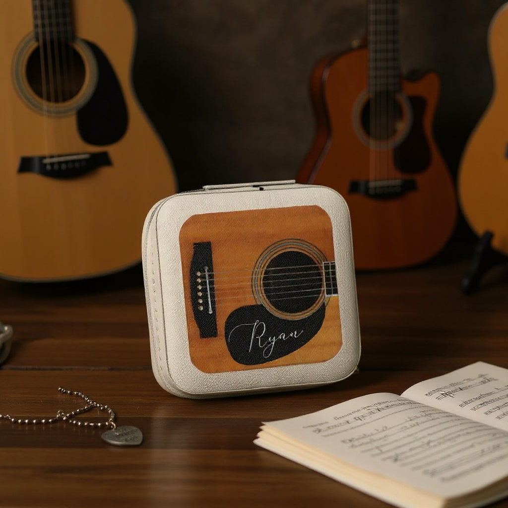Personalisierter Gitarrenkoffer – Geschenk mit Namensanpassung