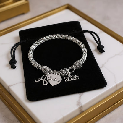 Personalized Graduation Bracelet 2026 Gift for Him Her
