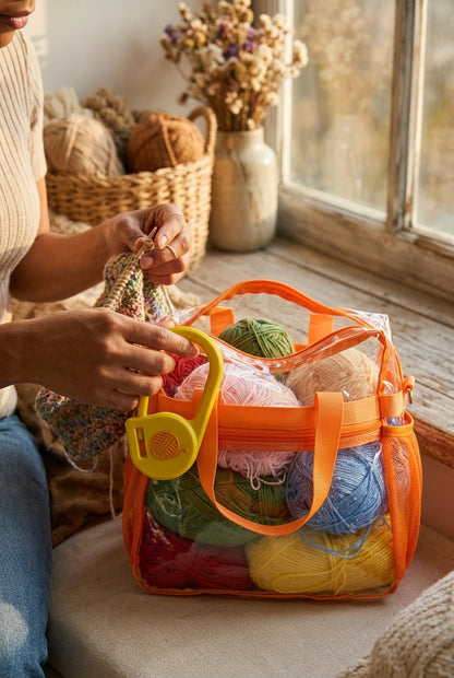 Oversized Stitch Marker Bag Charm Crochet Yarn Lover Gift