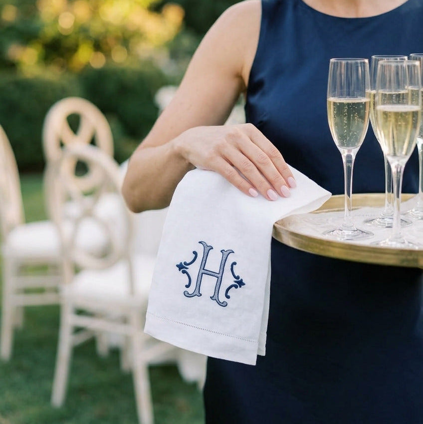 Monogram Hand Towel | Custom Embroidered Guest Towel Hostess gift