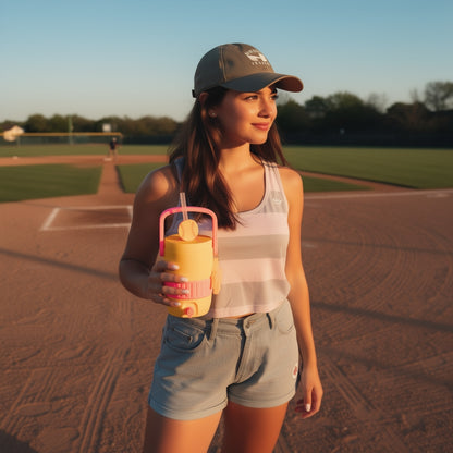 Personalized Baseball & Softball Mini Cooler Can Holder Keychain