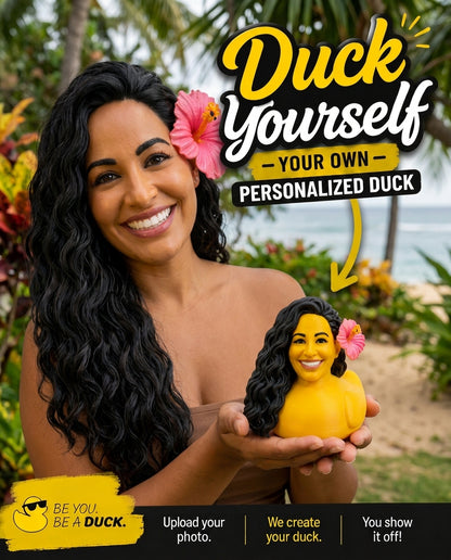 Personalized Custom Duck Figure from Your Photo | Duck Yourself