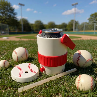 Personalized Baseball & Softball Mini Cooler Can Holder Keychain