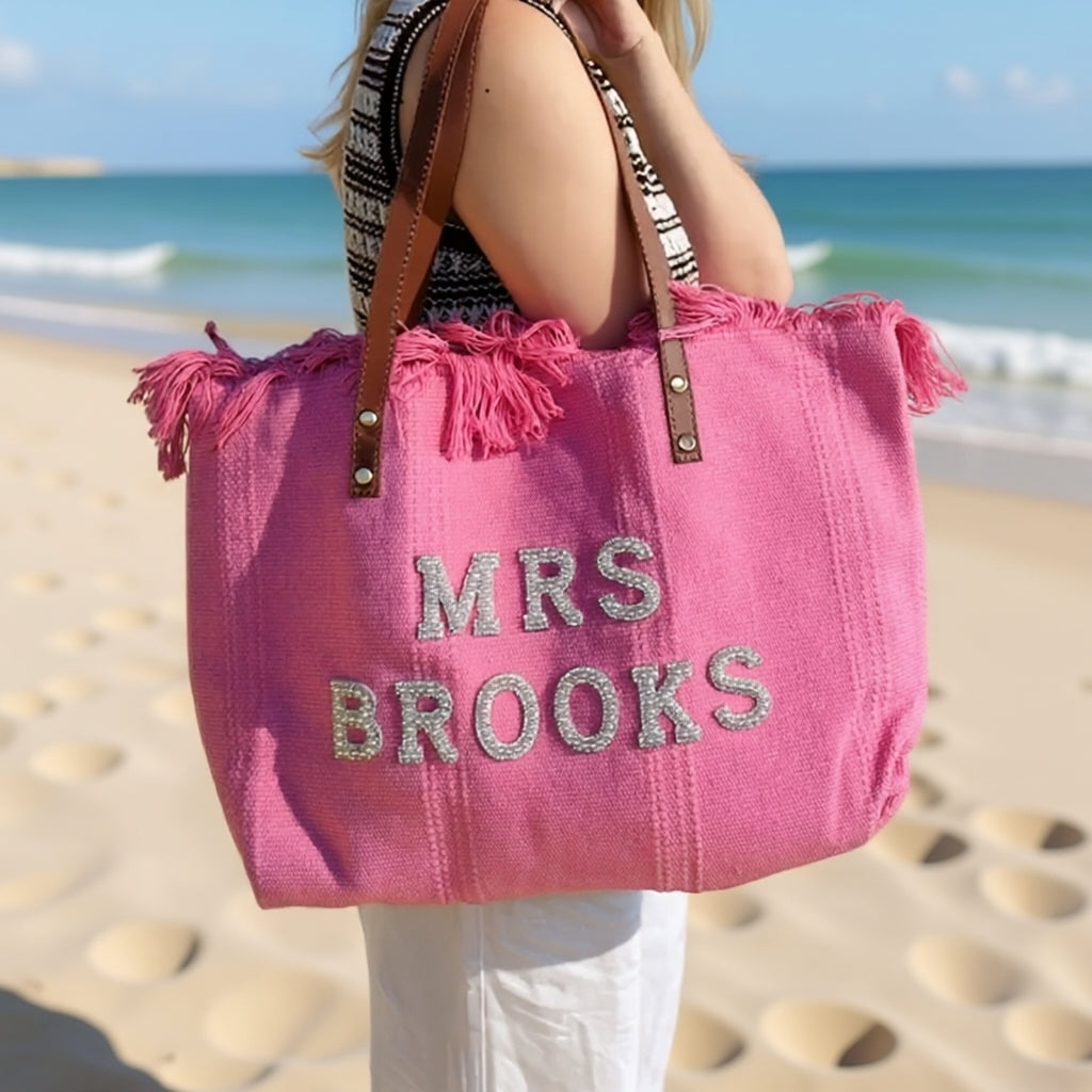 Sac fourre-tout personnalisé pour mariée – Cadeau pour future mariée pour un enterrement de vie de jeune fille