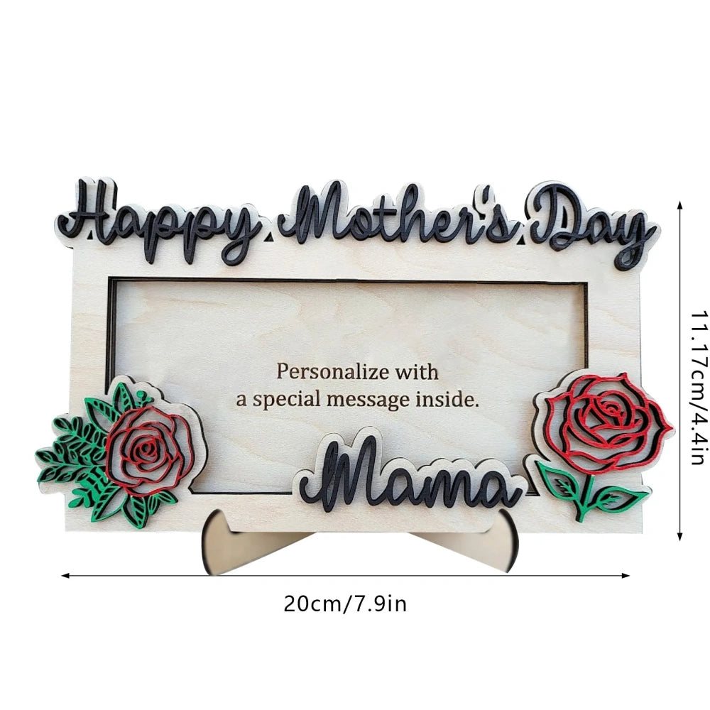 Wooden Rose Envelope Money Holder - Perfect Mother’s Day Gift 🌹💖