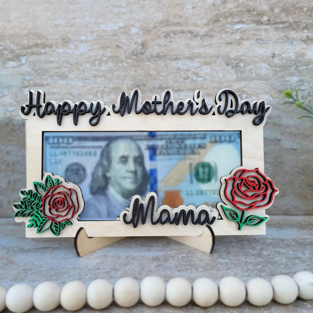Wooden Rose Envelope Money Holder - Perfect Mother’s Day Gift 🌹💖