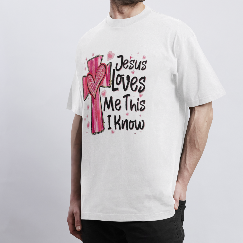 T-shirt unisexe Jésus m'aime - Cadeau Saint Valentin