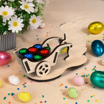 Easter Bunny Wheelbarrow Gift - Perfect Easter Holiday Present