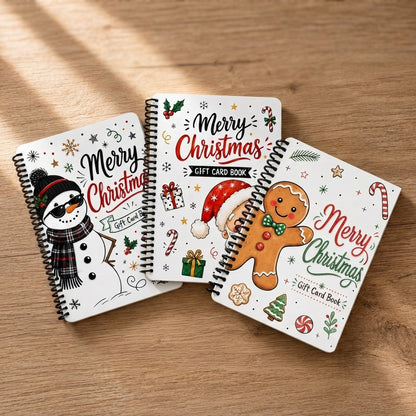 Personalized Christmas Gift Card Book – Custom Gift Card Holder
