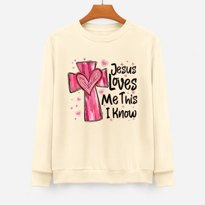 Jesus Loves Me Unisex Sweatshirt - Valentine’s Day Gift