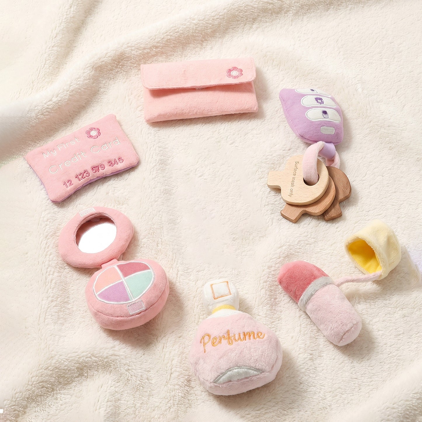 Personalized First Purse Playset for Girls | Embroidered Name Gift