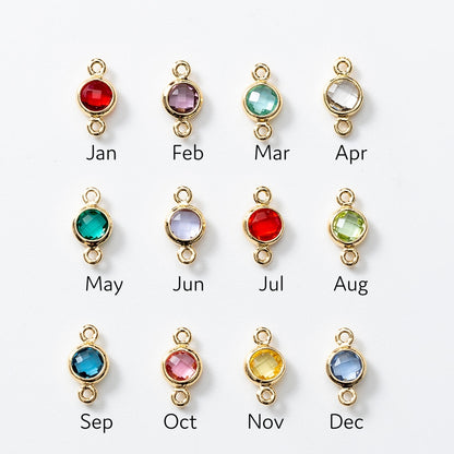 Personalized Bird Necklace with Birthstone Gift for Her