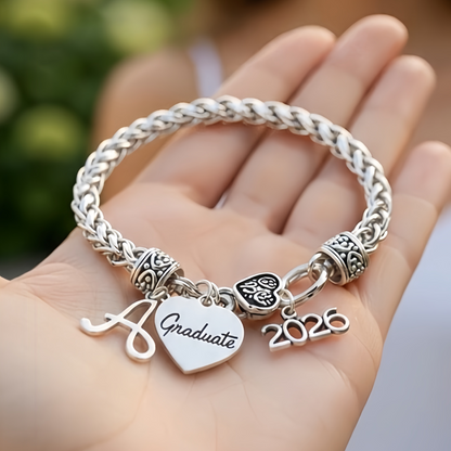 Personalized Graduation Bracelet 2026 Gift for Him Her