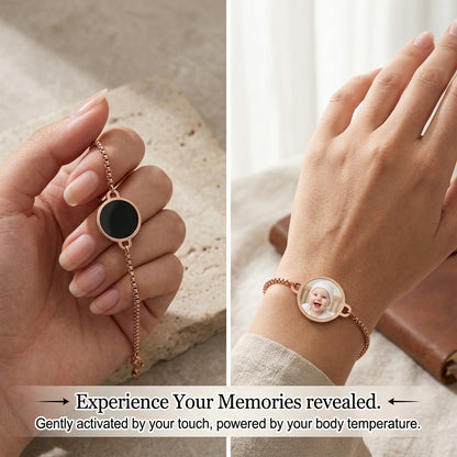 Personalized Hidden Photo Bracelet | Heat Activated Gift