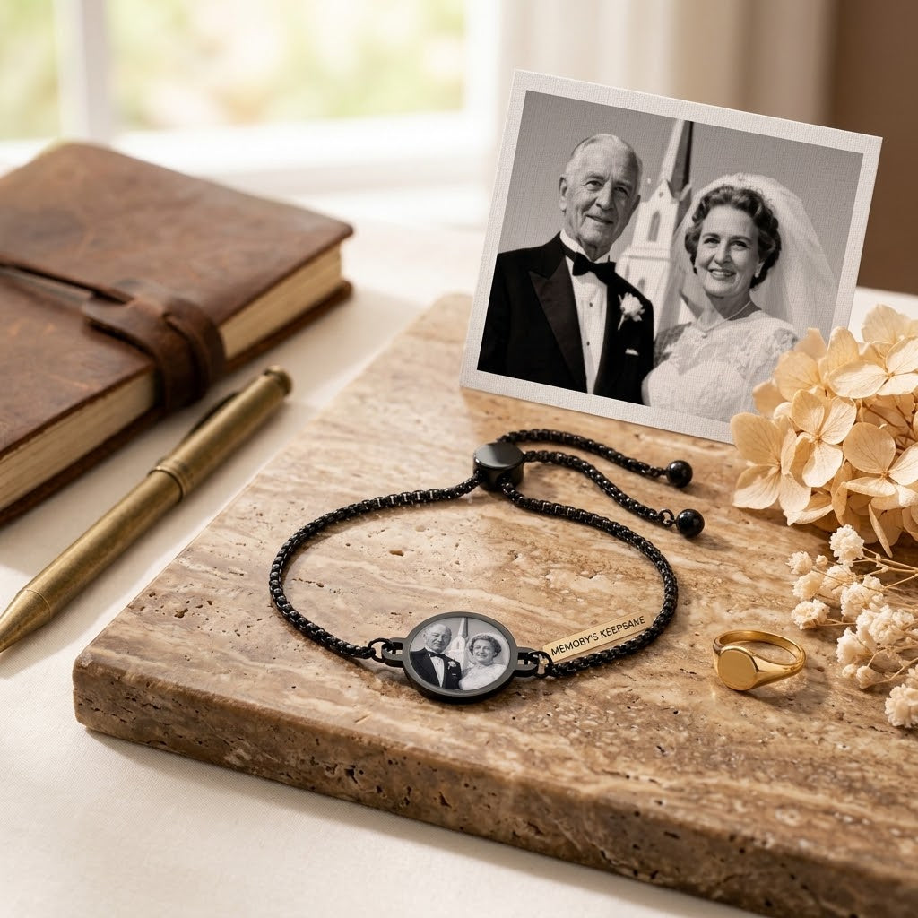 Personalized Hidden Photo Bracelet | Heat Activated Gift