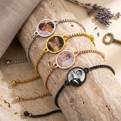 Personalized Hidden Photo Bracelet | Heat Activated Gift
