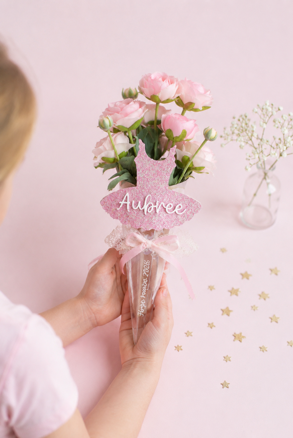 Personalized Dance Recital Bouquet Insert Acrylic Flower Pick