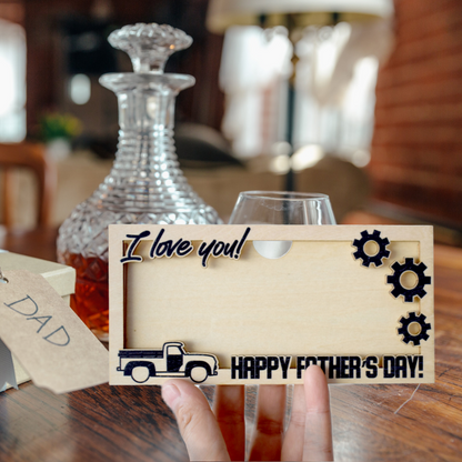 Wooden Envelope Money Holder - Perfect Gift for Mother's Day & Father's Day