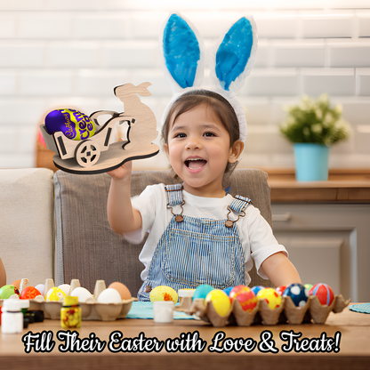 Easter Bunny Wheelbarrow Gift - Perfect Easter Holiday Present