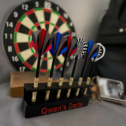 Custom Wall Mounted Dart Holder – Personalized 3D Printed Gift