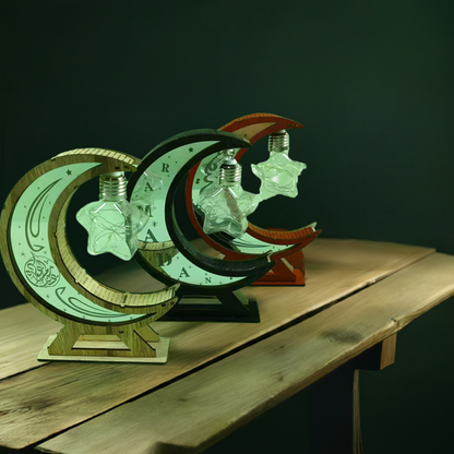 Ramada-Inspired Gold Moon Lamp – Beautiful Home Decor & Perfect Gift for Special Occasions