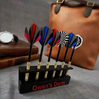 Custom Wall Mounted Dart Holder – Personalized 3D Printed Gift