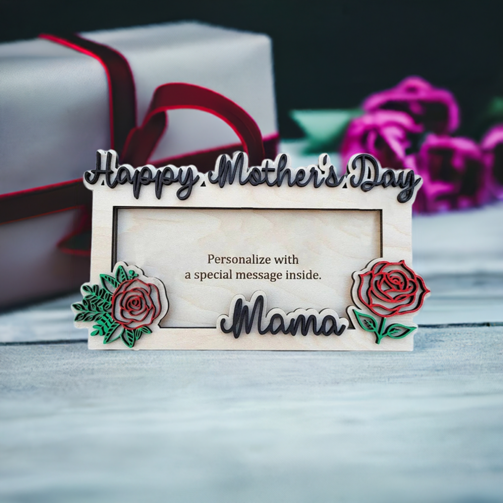 Wooden Rose Envelope Money Holder - Perfect Mother’s Day Gift 🌹💖