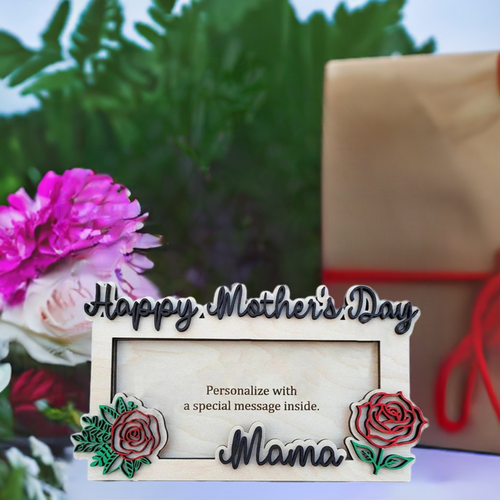 Wooden Rose Envelope Money Holder - Perfect Mother’s Day Gift 🌹💖