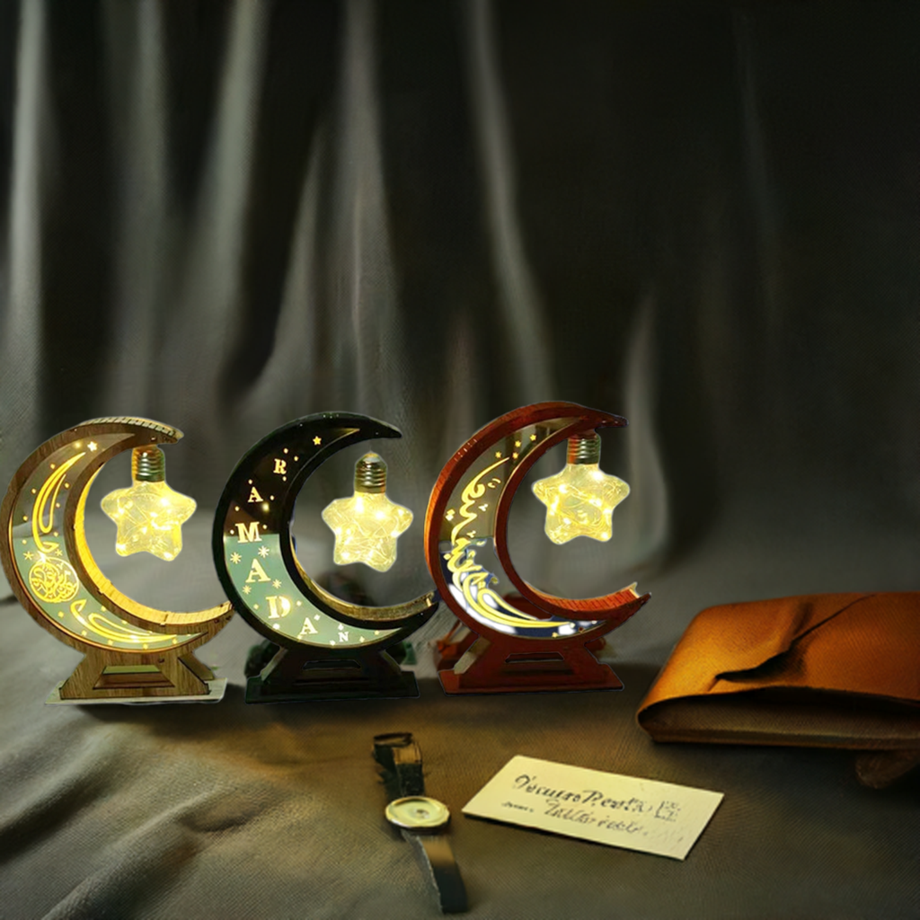 Ramada-Inspired Gold Moon Lamp – Beautiful Home Decor & Perfect Gift for Special Occasions