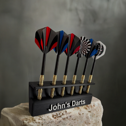 Custom Wall Mounted Dart Holder – Personalized 3D Printed Gift