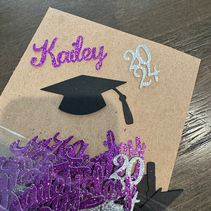 Graduation Confetti – Personalized Name & Year, Color